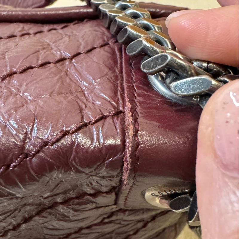 YSL Niki側肩背包 可斜背流浪背-16