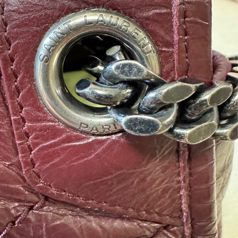 YSL Niki側肩背包 可斜背流浪背-21