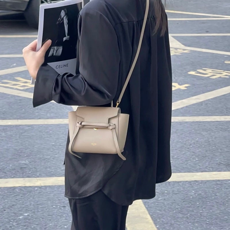 Celine belt pico 奶茶色鯰魚包-0