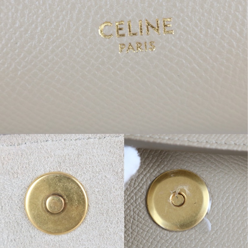 Celine belt pico 奶茶色鯰魚包-9