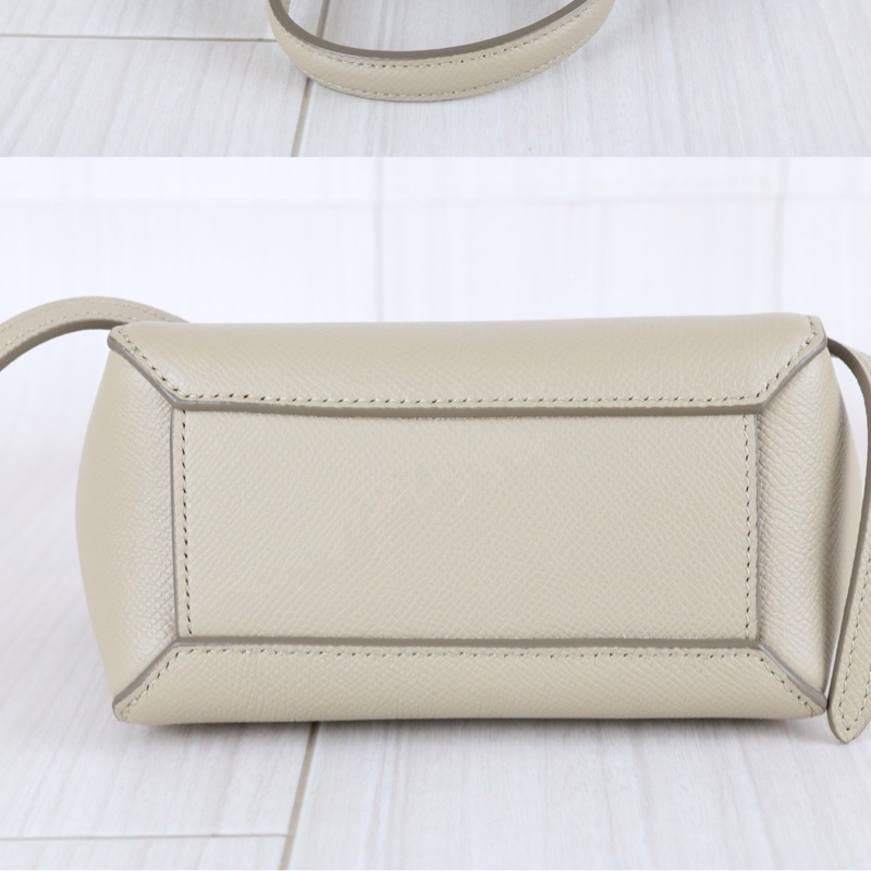 Celine belt pico 奶茶色鯰魚包-10