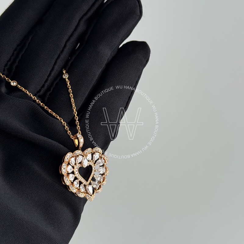 🖤Chopard PRECIOUS LACE CŒUR/蕭邦蕾絲心型項鏈/蕭邦心型項鏈/蕭邦項鏈（心型）🖤無花果精品-1