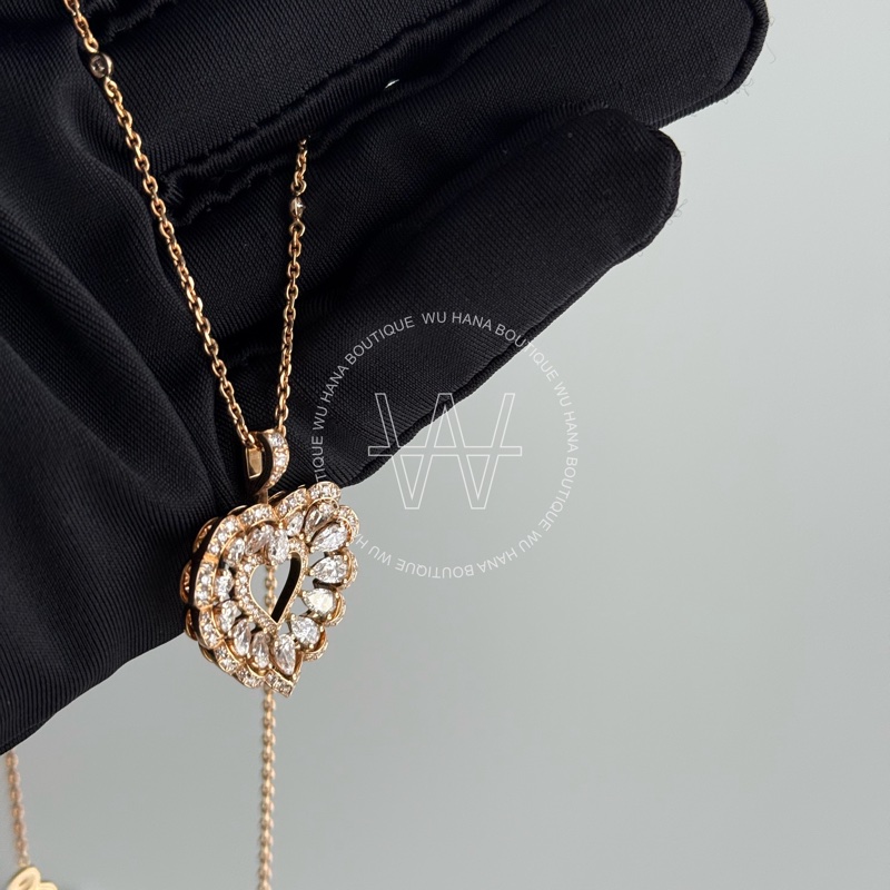 🖤Chopard PRECIOUS LACE CŒUR/蕭邦蕾絲心型項鏈/蕭邦心型項鏈/蕭邦項鏈（心型）🖤無花果精品-3