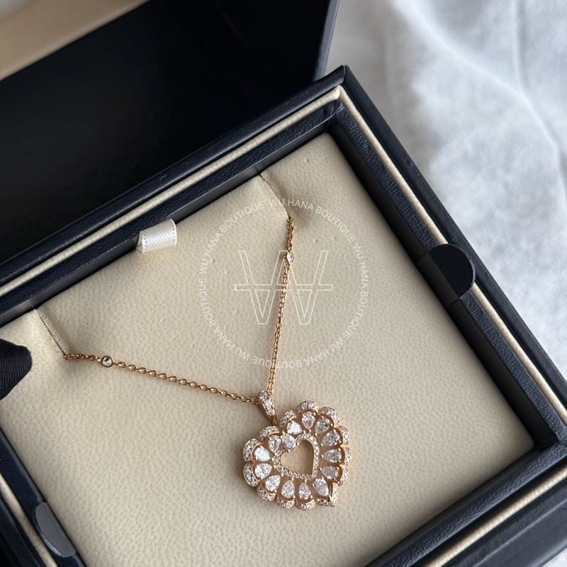 🖤Chopard PRECIOUS LACE CŒUR/蕭邦蕾絲心型項鏈/蕭邦心型項鏈/蕭邦項鏈（心型）🖤無花果精品-5