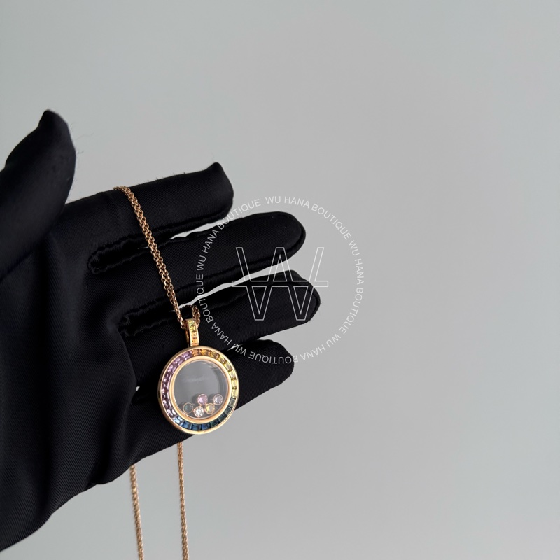 🖤Chopard Happy Diamonds Rainbow/蕭邦快樂鑽石項鏈/蕭邦彩鑽項鏈/蕭邦項鏈（彩鑽）🖤無花果精品-1