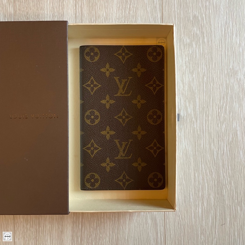 LV Louis Vuitton Monogram 老花長夾/護照夾-0