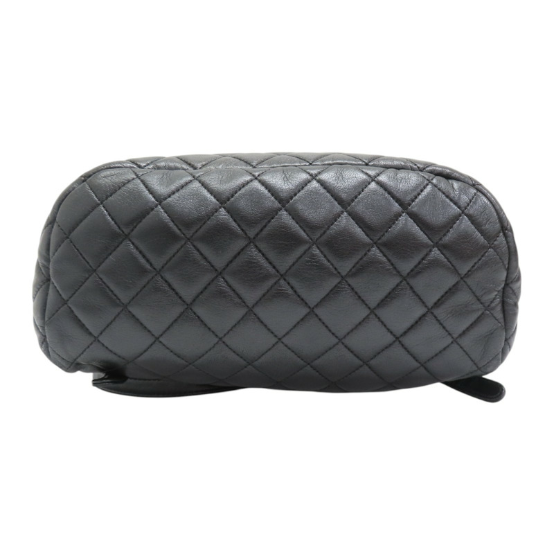 黑色 菱格紋羊皮 Urban Spirit 後背包【CHANEL 香奈兒】 A91122-3