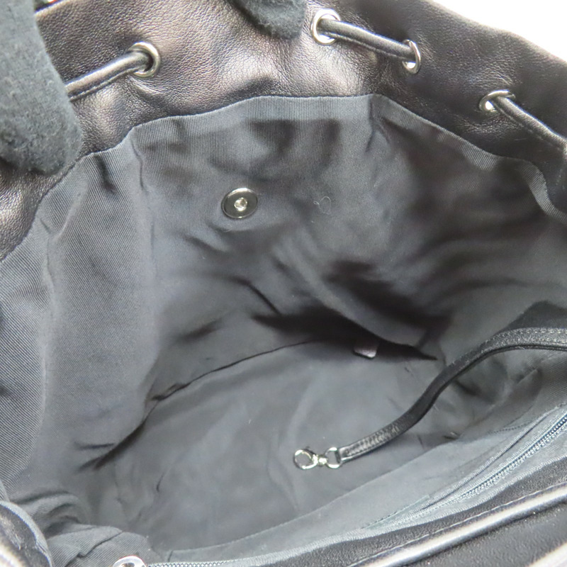 黑色 菱格紋羊皮 Urban Spirit 後背包【CHANEL 香奈兒】 A91122-5