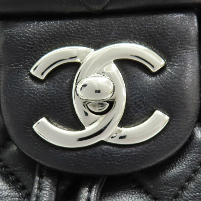 黑色 菱格紋羊皮 Urban Spirit 後背包【CHANEL 香奈兒】 A91122-7