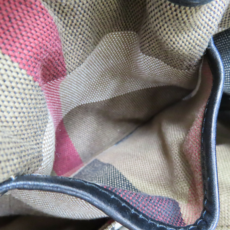 黑色 皮革 兩用包 肩背包【BURBERRY 巴寶莉】-7