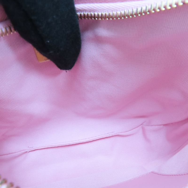 粉色 菱格紋 牛皮 鍊帶 HOBO 肩背包 AS3562-4