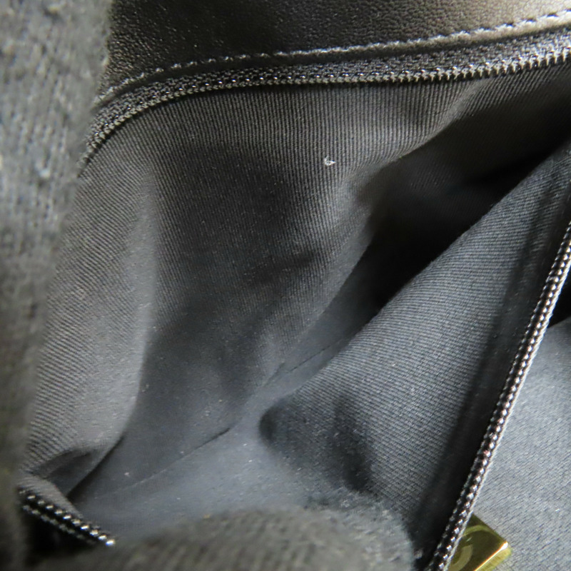 黑色 菱格紋 羊皮 鍊帶 肩背包 AS2693-6