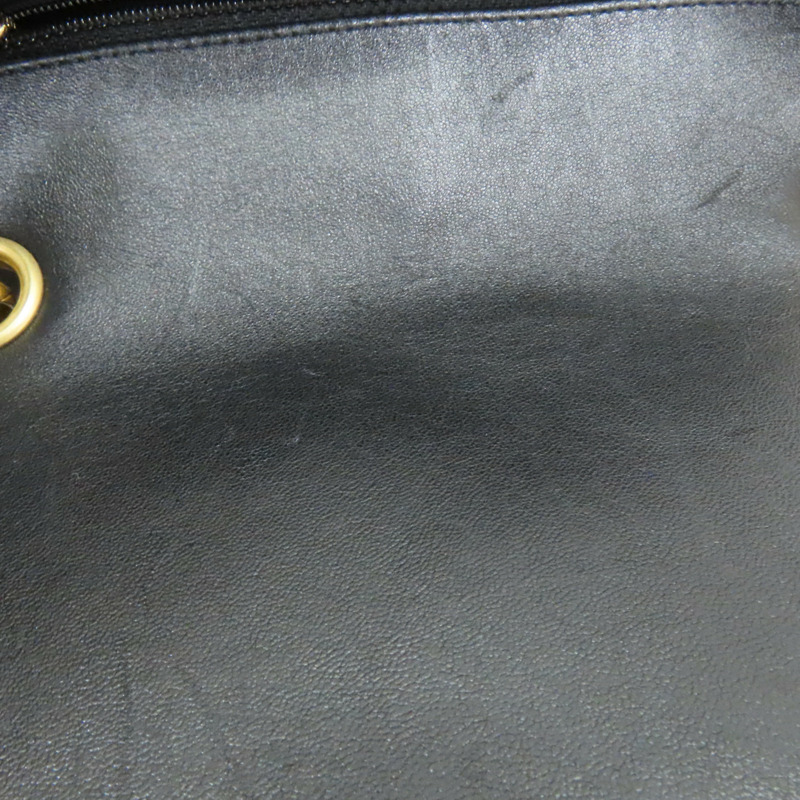 黑色 菱格紋 羊皮 鍊帶 肩背包 AS2693-17