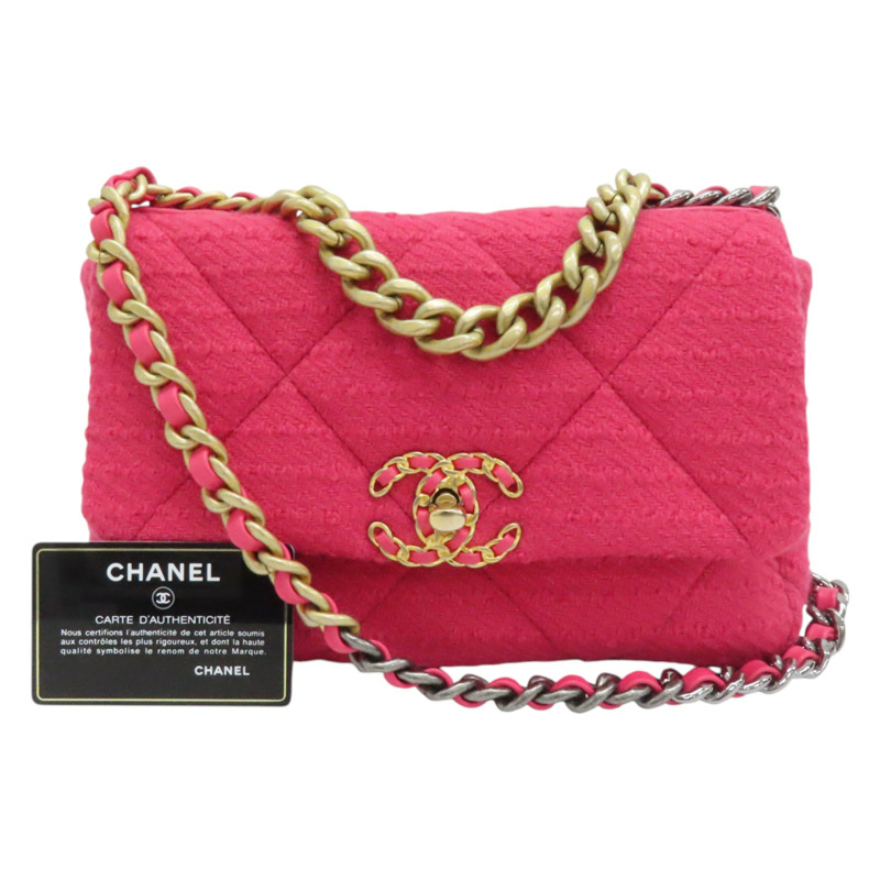 粉色 菱格紋 毛呢  鍊帶 兩用包 肩背包 AS1160-9