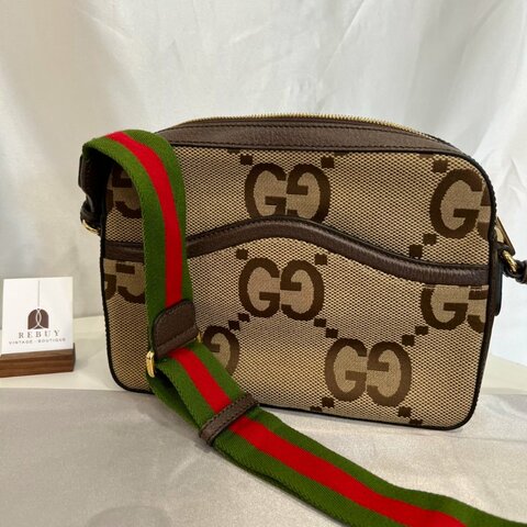 GUCCI 675891 大Logo帆布相機包