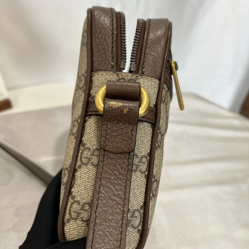 GUCCI 598127 Ophidia 綠紅綠側背方包-4