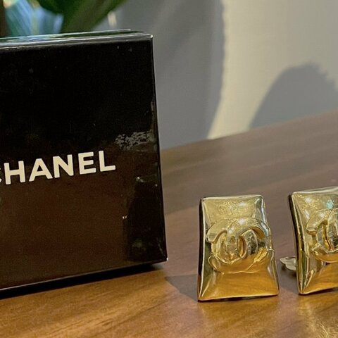 CHANEL VINTAGE 耳夾