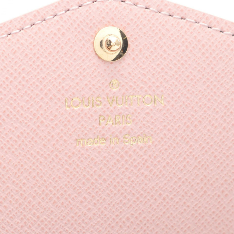 LOUIS VUITTON Portefeuille Sarah 雙折皮夾 鉚釘 N60249 Damier Ebene 二手 LV-3