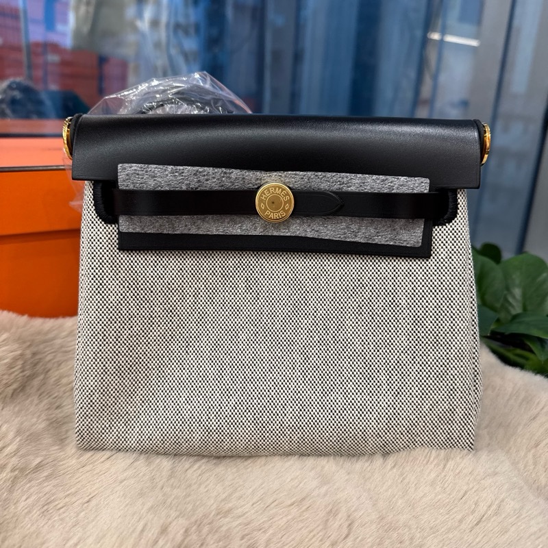 Hermes mini Handbag 熊貓金 G stampK-0