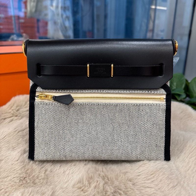Hermes mini Handbag 熊貓金 G stampK-1