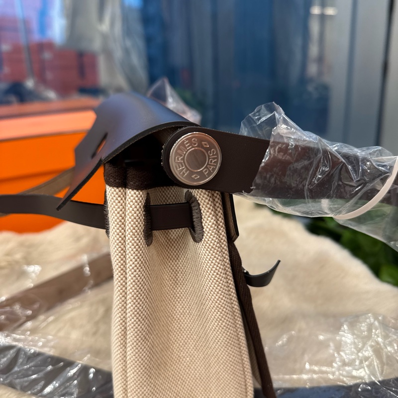 Hermes mini Herbag 烏木色銀扣 stamp K-11