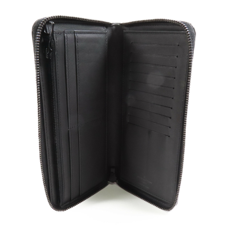 LOUIS VUITTON Monogram Taurillon Zippy Vertical Wallett長錢包-9