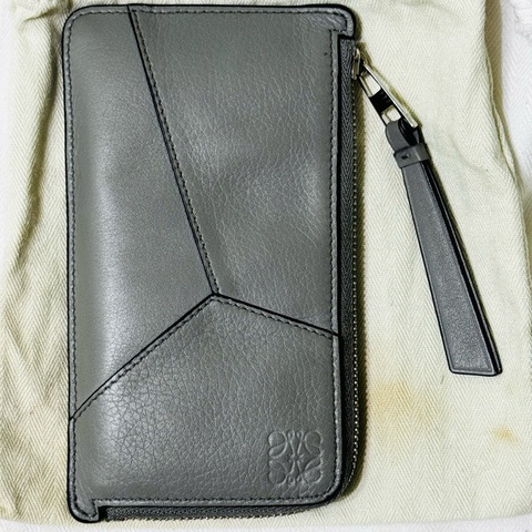 羅威卡夾零錢包Puzzle long coin cardholder in classic calfskin