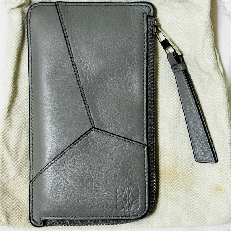羅威卡夾零錢包Puzzle long coin cardholder in classic calfskin-1