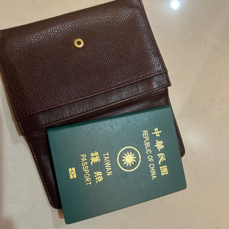 CHANEL VINTAGE 大零錢包 鞍革拉紅（要看哪再提出 售出不退）-21