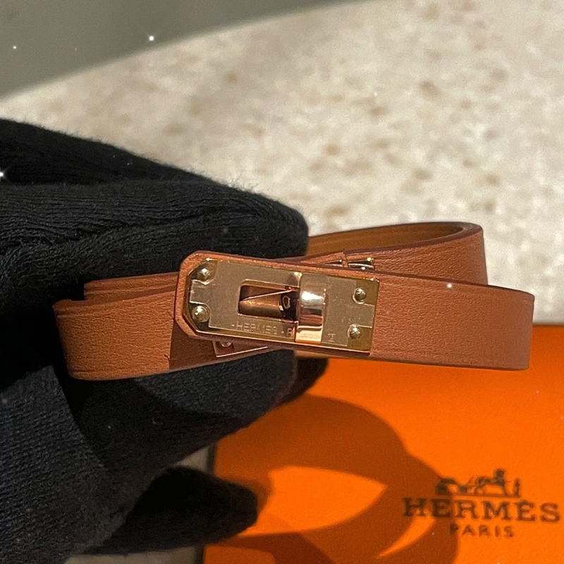 「二手」 Hermes 愛馬仕  - Kelly 皮手環-5