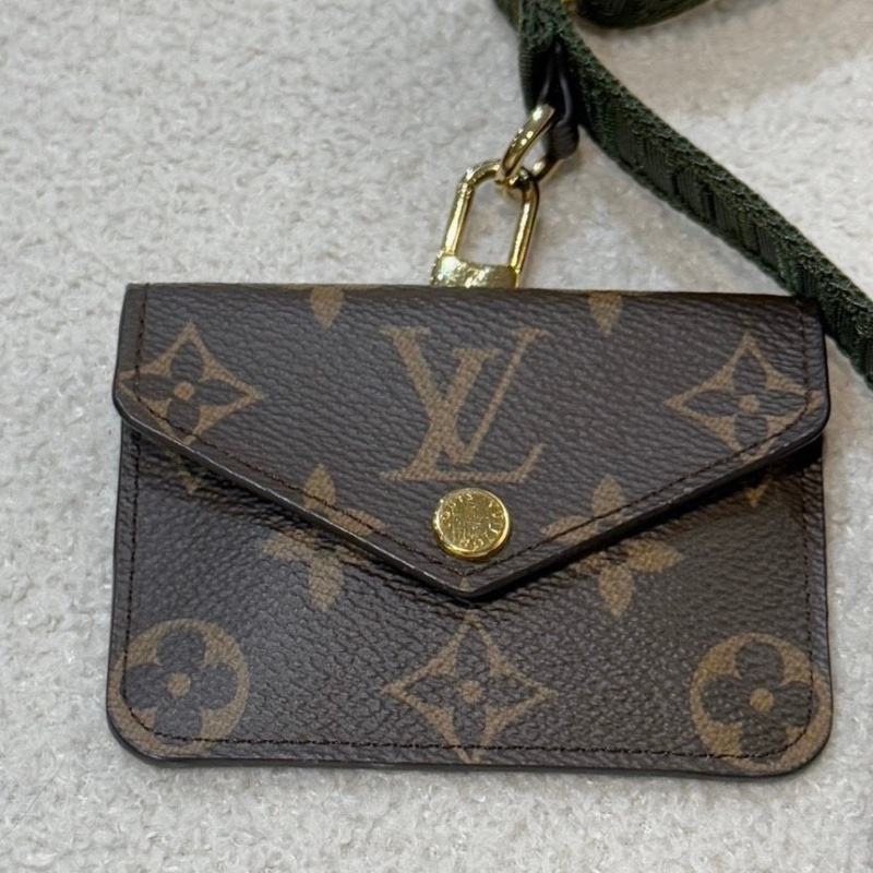 LV felicie strap 系列 - 新款三合一 - 绿肩带-12