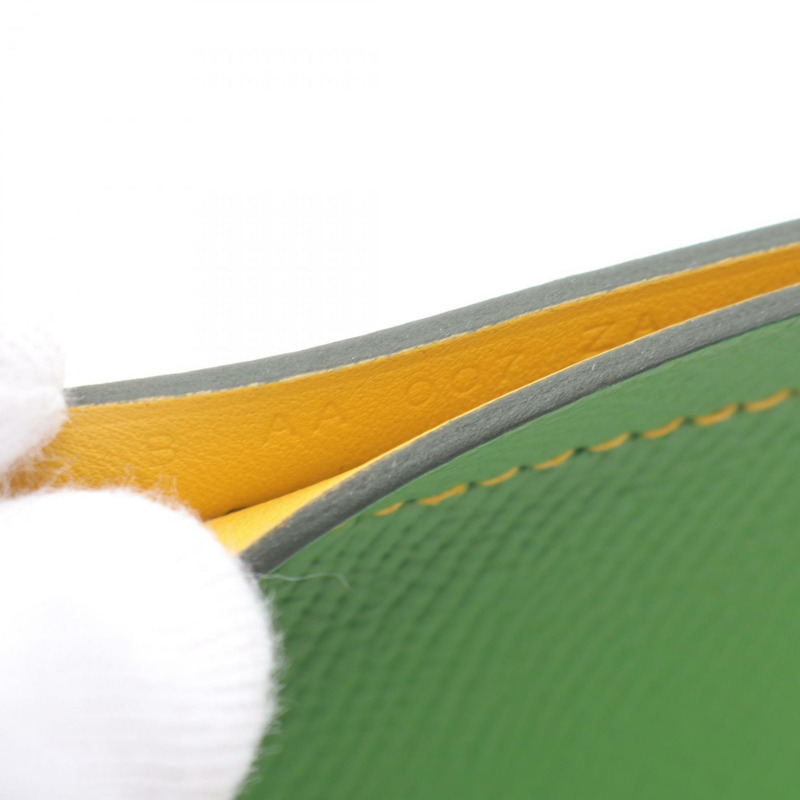 愛馬仕 HERMES H 系列 Verso 皮革 Epsom 男款女款 綠太陽紋-5