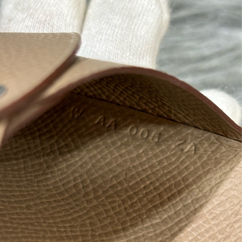 HERMES CALVI DUO EPSOM 18 大象灰色 名片夾 零錢包 信用卡包 短夾 錢包 皮夾-16