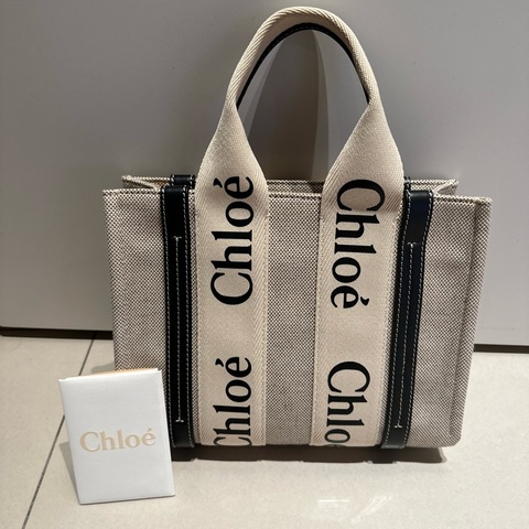 CHLOE WOODY TOTE S號（含背帶）