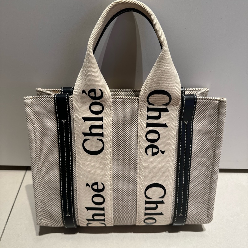 CHLOE WOODY TOTE S號（含背帶）-6
