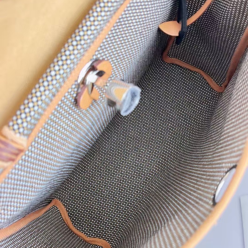 Hermes🌈Herbag 31🧡金棕拼色華夫餅編織銀扣🧡全新未使用🌟Full Set🌟全套有單🌟閑置🌟-7