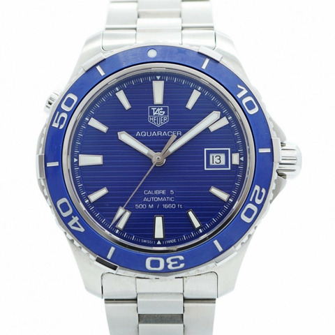 TAG Heuer Aquaracer WAK2111 藍色錶盤男士手錶