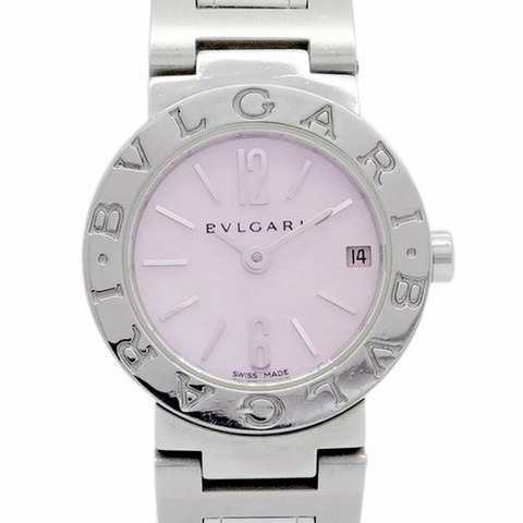 BVLGARI BB23SS 粉紅錶盤女士手錶