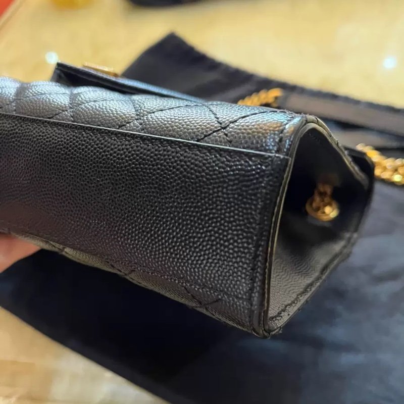 YSL黑金 斜背包 背過兩三次而已 很新-5