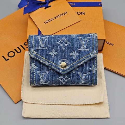 LV Victorine denim 錢包 resort系列 M13212 單寧 牛仔 2025新款 台灣公司貨