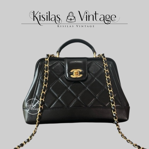 Chanel 24A Lambskin Doctor’s bag醫生包中號