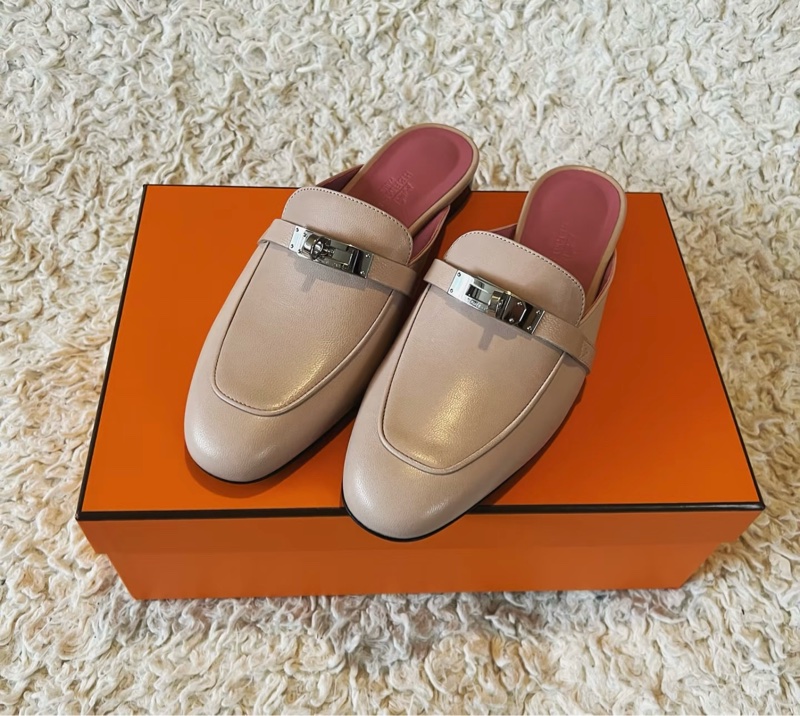 愛馬仕Kelly穆勒鞋-4