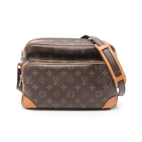 LOUIS VUITTON Nile 肩背包 M45244 Monogram 帆布皮革二手斜背包 LV