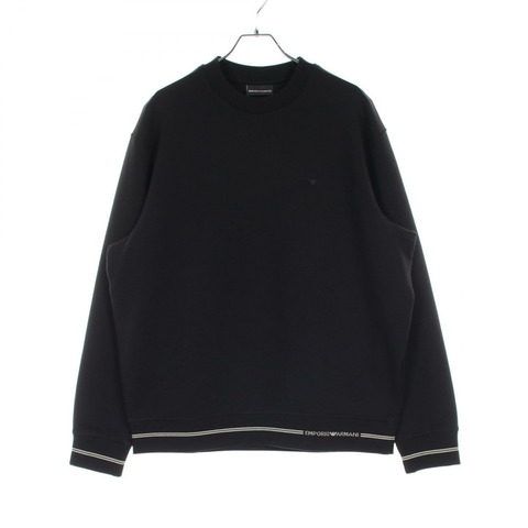 Emporio Armani 運動衫 6R1MF2 1JHSZ 棉黑色 二手男款