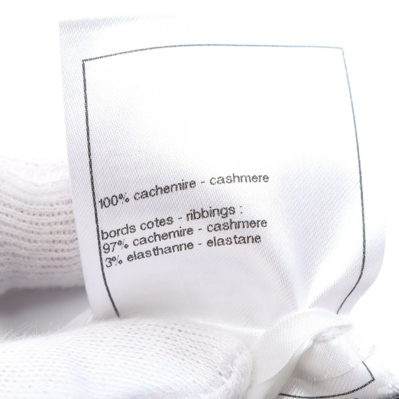 香奈兒 (CHANEL) 抹胸上衣 P75022K10748 羊絨黑白二手女款 #34-3