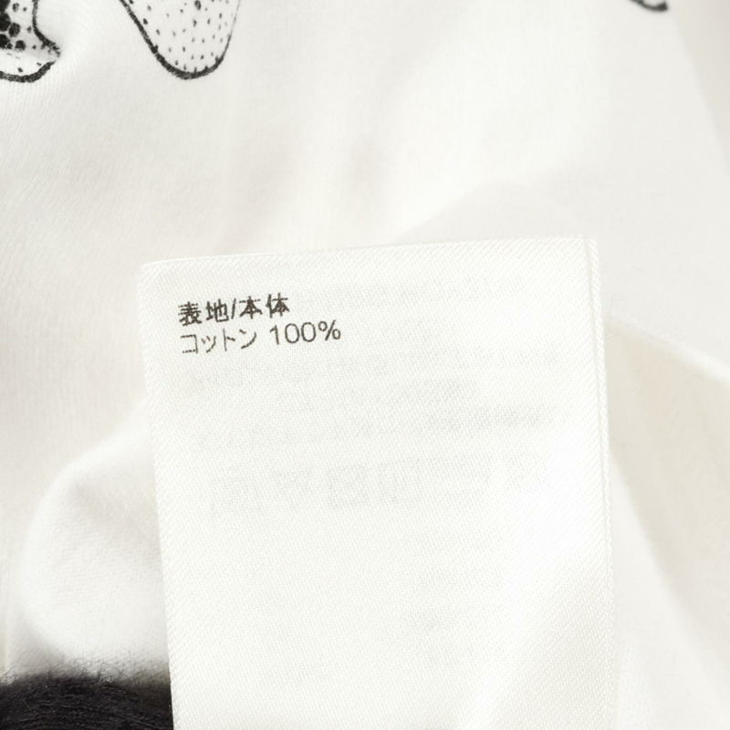 LOUIS VUITTON× YK 迷幻花朵 T 卹 RM231H 棉白色二手男款 #XL-3