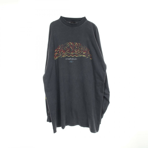 BALENCIAGA OFFSHORE T卹 739027 棉質 灰色 二手 男女通用