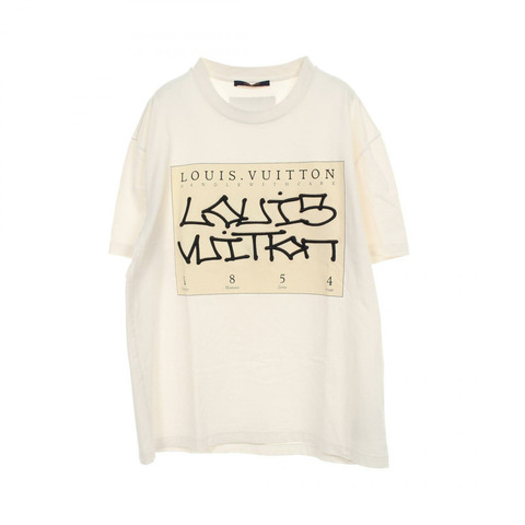 LOUIS VUITTON 圖形標誌反面 T 卹 RM222 DT3 HNY75W 棉質二手 #XL