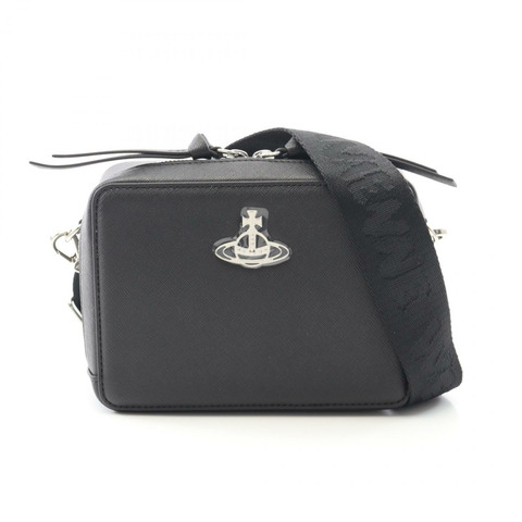 Vivienne Westwood Baby Orb Melih 相機單肩包 素食皮革 黑色 全新