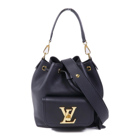 LOUIS VUITTON 牛皮皮革Lockme Bucket金扣手挽肩背兩用袋